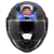 LS2 Advant X Carbon Future II Modular Motorcycle with SunShield Helmet