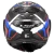 LS2 Advant X Carbon Future II Modular Motorcycle with SunShield Helmet