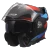 LS2 Advant X Carbon Future II Modular Motorcycle with SunShield Helmet