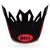 Bell Powersports Moto-9 Visor Replacement - Louver Gloss Black / Red