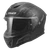 LS2 Rapid III Crypt Full Face Motorcycle Helmet - Matte Black / Gray - Large