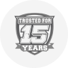 Trusted For 15 Years Icon