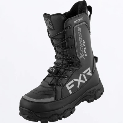 FXR X-Cross Speed Snowmobile Boots - US-Mens11/Womens13 / EUR-45 - Black Ops