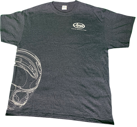 arai helmet clothing Men's Short-Sleeve Shirts Dark Heather Gray / Medium season visibility Peel Arai helmets combine refined fit,
