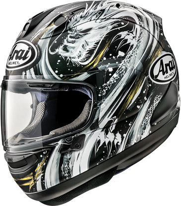 akoury motorcycle helmets Arai - Helmet Corsair-X Tatsuki XS 16067 Logo Duct Works Well At Low Speed And With An Upright Riding Position And Can Be Opened Or Closed Easily With Summer Or Winter Gloves Arai Corsair-X Kiyonari Trico Helmet