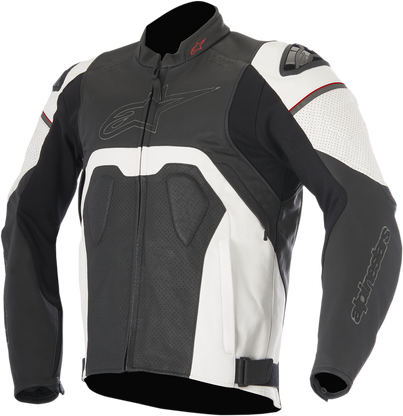 Alpinestars Core Airflow Leather Jacket - Black / White - US 40 / EU 50  **BRAND NEW**