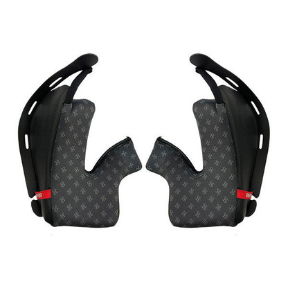 hjc black rpha-max helmet replacement pads RPHA ST Cheek Pad Set free Advanced silver antibacterial fabric HJC DS-X1 Cheek Pad Replacement