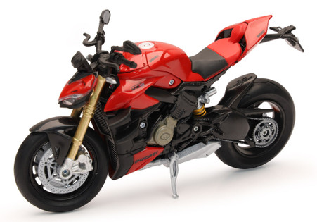 New Ray Toys 1:12 Scale Naked Bike Ducati Street Fighter V4 - Red