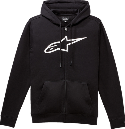 Alpinestars Ageless II Zip Hoodie - Black/White - 2XL - MC Powersports