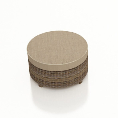 Bainbridge Round Ottoman