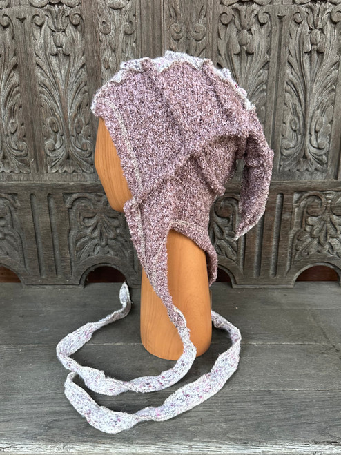 Rose Speckled Elven Tuque 