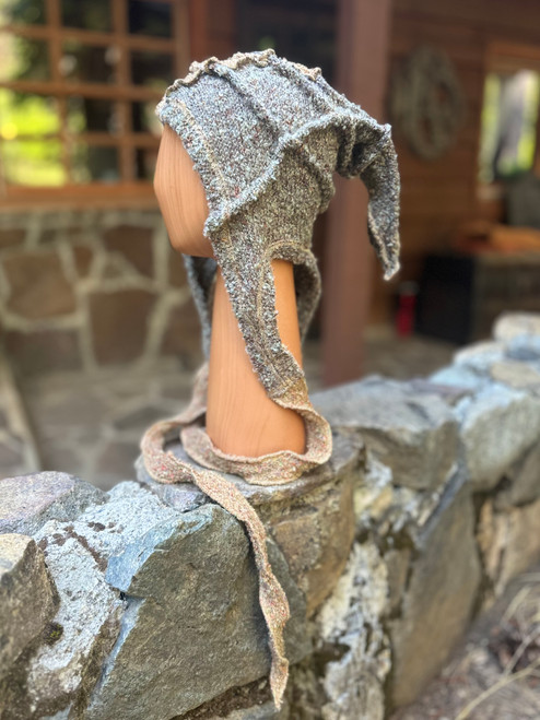 Sage-Tan speckled Elven Tuque 