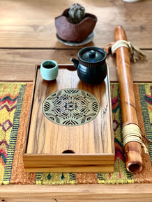 'Temple Gates' Teak Tea Altar  