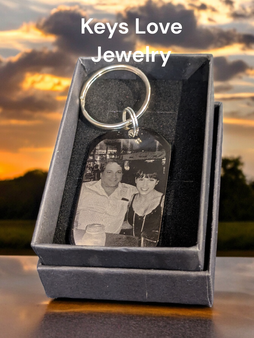 Personalized photo Stainless e keychain