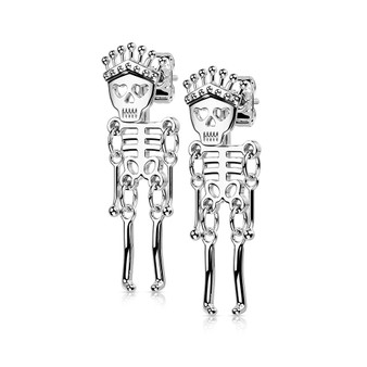 Really adorable Stainless Steel Dangle Skeleton earrings

