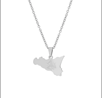 Stainless steel Sicilian Necklace