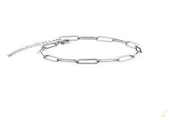 Stainless Steel Paperclip Anklet
Fits up to 11 inch
Length 9 inches includes 2 inch extender 