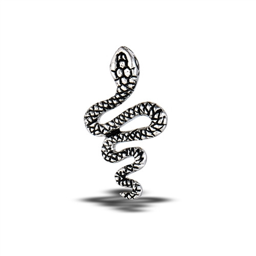 Stainless Steel Cobra Snake Pendant
Includes Stainless steel Box chain 18 or 20 inches
Height: 25 mm (0.98 inch)
Metal Material: Stainless Steel     