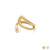Available in real 18 karat gold over stainless