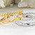 Stainless Steel Double Beaded Adjustable Ring