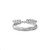 Stainless Steel Double Beaded Adjustable Ring