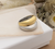 Stainless Steel Two-Tone Dome Ring 