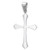 Stainless Steel Cross Ladies Pendant With 18" Box Chain