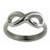 Stainless Steel Infinity Ring 
 Ring Width: Approx. 7mm 