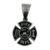 Stainless Steel Fire Department Pendant 

Includes Stainless Steel Rope chain 18,20 or 24 Inches 
 Stainless steel Fire Department pendant with intricate detailing! 
Pendant Approx. Weight: 5.90 grams 
 Approx. dimensions: 32mm x 19mm  
