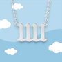 Stainless Steel Angel Numbers 1111 Necklace