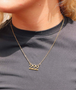 18K Gold PVD Stainless Steel Angel Number Necklace