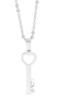 Stainless Steel Love Key pendant Necklace