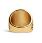 18K Gold PVD Stainless Steel Red Stone United States Marines Ring