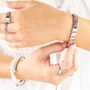Stainless steel Italian charm bracelet starter