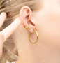 Snake Ear Cuff - Stainless Steel    