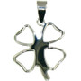 Stainless Steel Lucky 4 Leaf Clover Pendant. 
 *Comes with Free Stainless Steel Chain
