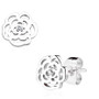 Rose Blossom with Crystal 316L Stainless Steel Earring Studs Pair
0.08 mm