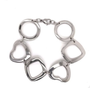 Stainless Steel Heart Cutout Bracelet
Size 7.5 inches