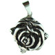 Description: Stainless Steel Flower Pendant. 
 Stainless steel flower pendant with intricate detailing. 
Pendant Approx. Weight: 11.7 grams 
 Approx. dimensions: 29mm x 40mm 
