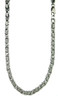 Stainless Steel 
 Byzantine Chain 
8mm 
Length: 24" 
