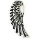 Large Stainless Steel Angel Wing Pendant. 

Comes with Free Stainless Steel Necklace