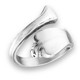 Stainless Steel Classic Spoon Ring
Face Height: 18 mm (0.71 inch )
Metal Material: Stainless Steel
Available Sizes 7-10