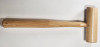 1 3/8" Diameter Solid Hickory Mallet, 9 oz., wood handle.