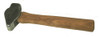 Big Blu 1.5 lb. Blacksmiths Hand-Forged Cross Pein Hammer with wood handle.