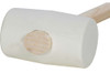 Picard 17oz White Rubber Mallet, with flat faces, 2.6 inch diameter