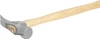 Dalluge Dawg 21 oz framing hammer, milled face, straight hickory handle.