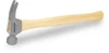 Dalluge Dawg 21 oz framing hammer, milled face, straight hickory handle.