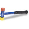 Vaughan 12 oz. 1 3/8" yellow/red tip hammer steel handle