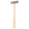 Picard 170 gm Silversmith's Planishing Hammer, 1 flat, 1 rounded face, wood handle