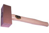 Thor 1500 gm (3.2 lbs.) 1 1/2" Square Extruded Copper Mallet, Wood Handle.